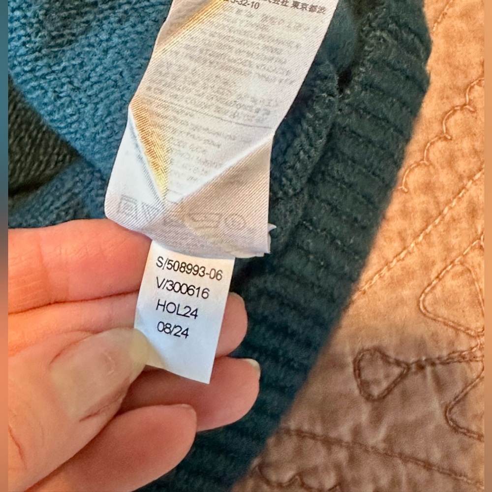 XS green blue Banana Republic crew neck sweater - Picture 11 of 12